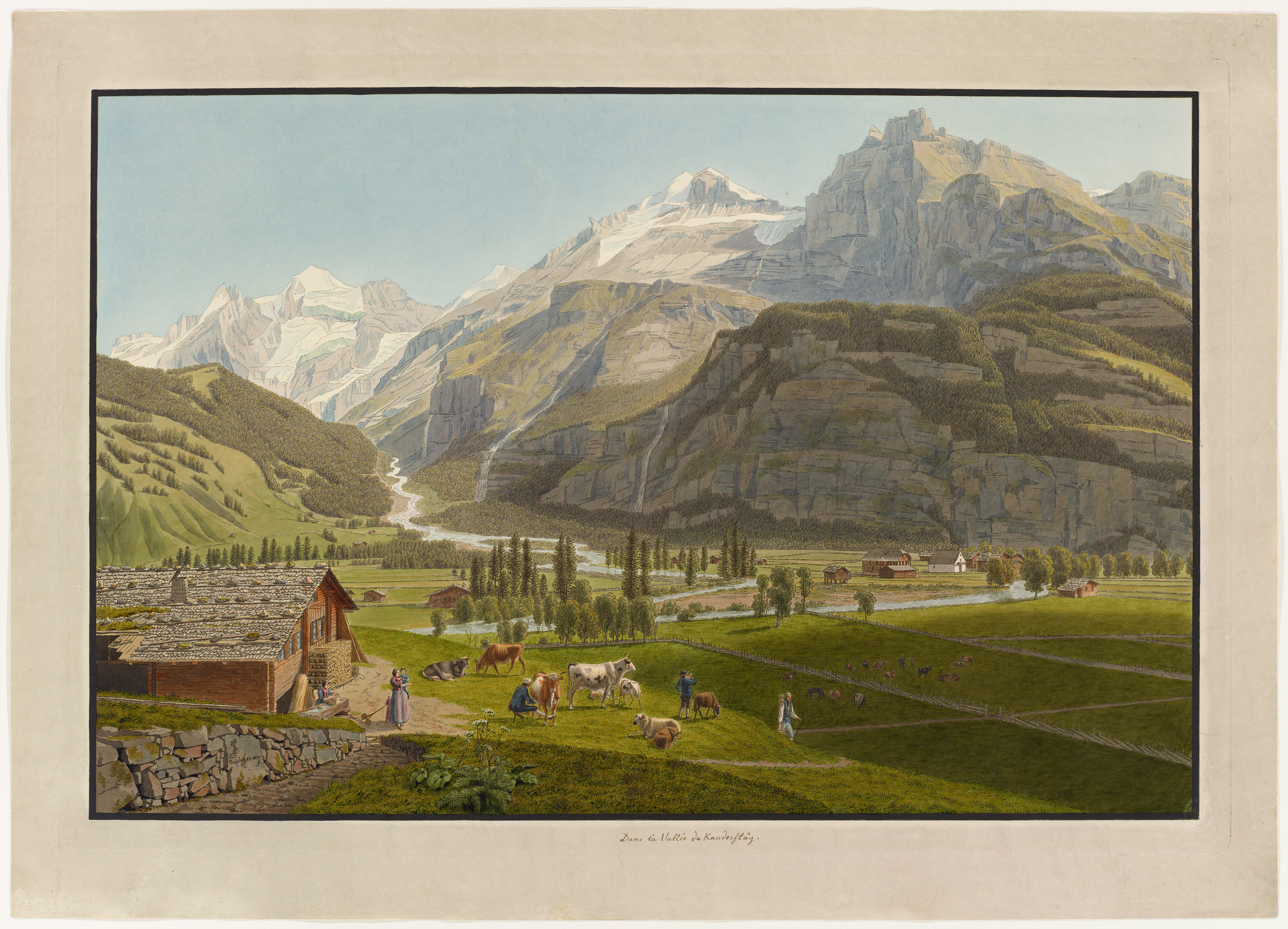 Kandersteg, vue partielle du nord