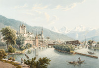 Thun, Gesamtansicht von Nordwesten