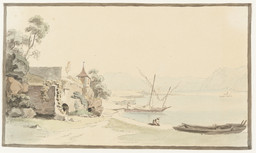 La Tour-de-Peilz, Teilansicht von Nordwesten mit Genfersee