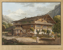 Fattoria, vista esterna. Agricoltore; Fattoria; Breithorn; Pozzo